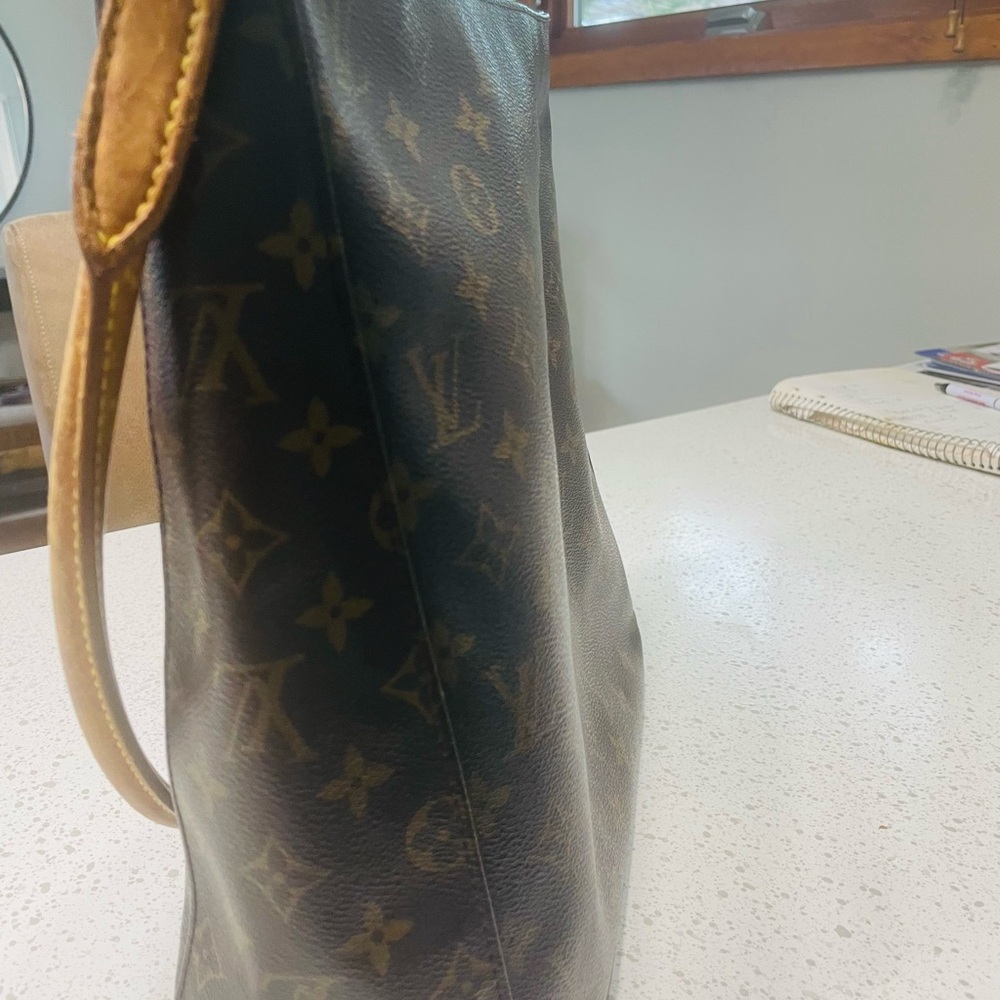 Louis Vuitton Brown Monogram Tote - Picture 3 of 8